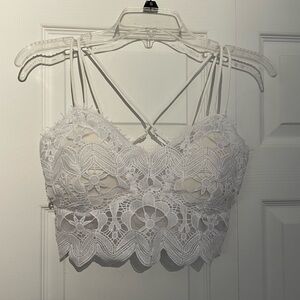 White bralette